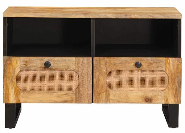 TV szekrény fiókkal Barna 70 x 33 x 46 cm Tömör Mangófát