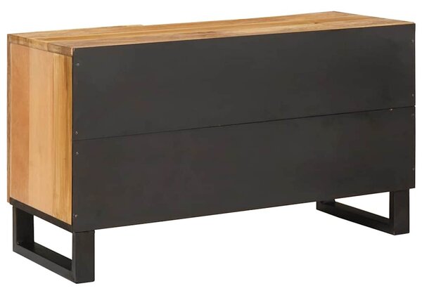 TV szekrény tárolóval Barna 80 x 33 x 46 cm Tömör Mangófát
