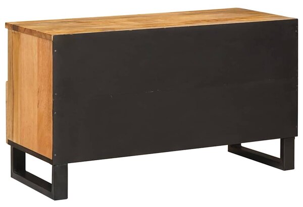 TV szekrény fiókkal Barna 80 x 33 x 46 cm Tömör Mangófát