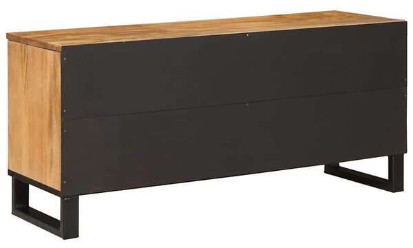 TV szekrény fiókkal Barna 100 x 33 x 46 cm Tömör Mangófát