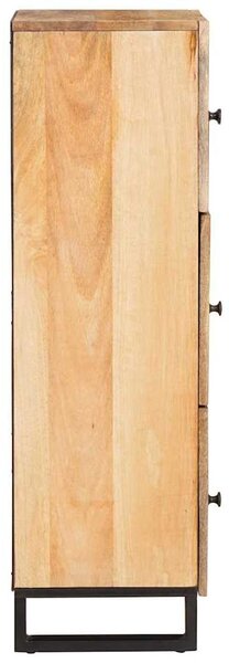 Magasfiú fiókkal ajtóval Barna 40 x 33 x 110 cm Tömör Mangófát