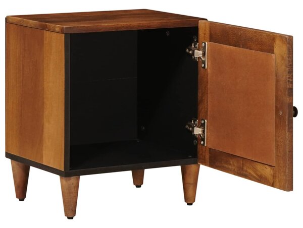 Éjjeliszekrény 2 pcs Barna 40 x 33 x 46 cm Tömör Mangófát
