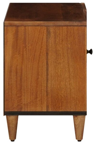 TV szekrény tárolóval Dió 80 x 33 x 46 cm Tömör Mangófát