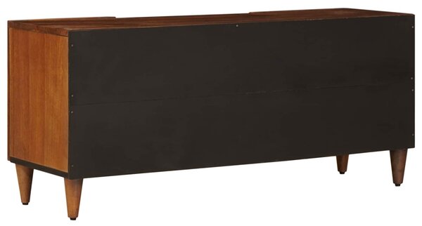 TV szekrény fiókkal ajtóval Dió 105 x 33 x 46 cm Tömör Mangófát