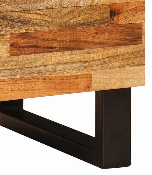 TV szekrény tárolóval Barna 105 x 33 x 46 cm Tömör Mangófát