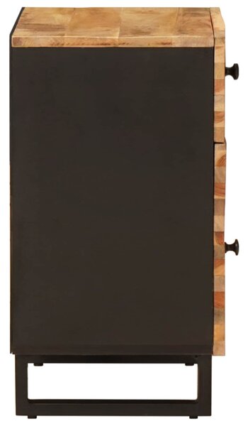 Ágytároló szekrény fiókkal Barna 50 x 33 x 60 cm Tömör Mangófát
