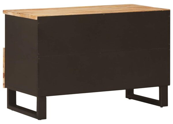 TV szekrény tárolóval Barna 70 x 33 x 46 cm Tömör Mangófát
