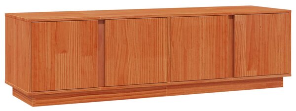 VidaXL TV szekrény Viaszbarna 140 x 40 x 40 cm Tömör fenyő
