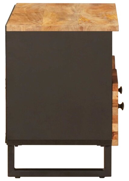 TV szekrény tárolóval Barna 70 x 33 x 46 cm Tömör Mangófát