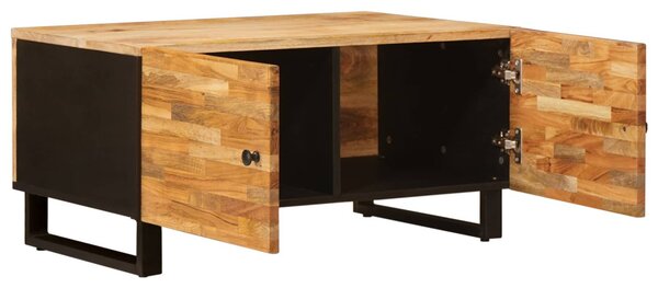 Dohányzóasztal Barna 80 x 50 x 40 cm Tömör Mangófát