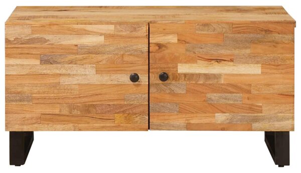 Dohányzóasztal Barna 80 x 50 x 40 cm Tömör Mangófát