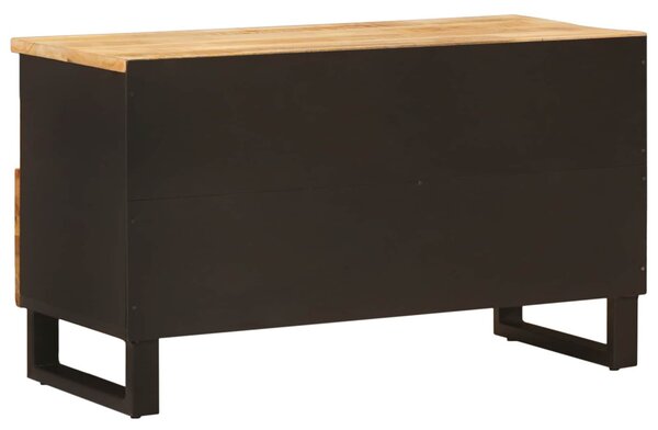 TV szekrény fiókkal Barna 80 x 33 x 46 cm Tömör Mangófát
