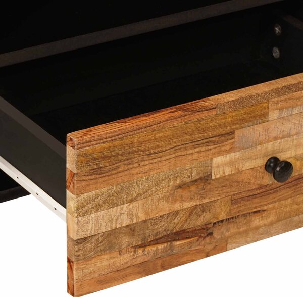 TV szekrény fiókkal Barna 80 x 33 x 46 cm Tömör Mangófát