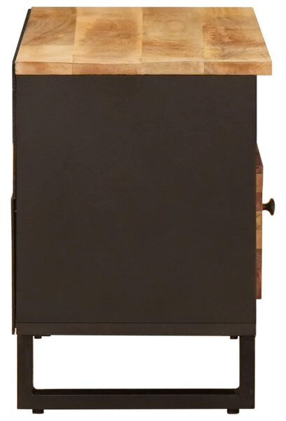 TV szekrény fiókkal Barna 80 x 33 x 46 cm Tömör Mangófát