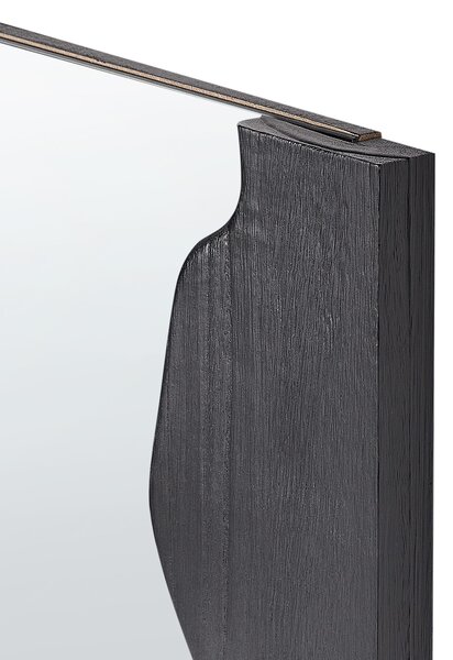 Falitükör SAULLCET 75 cm 175 cm Császárfa Fekete