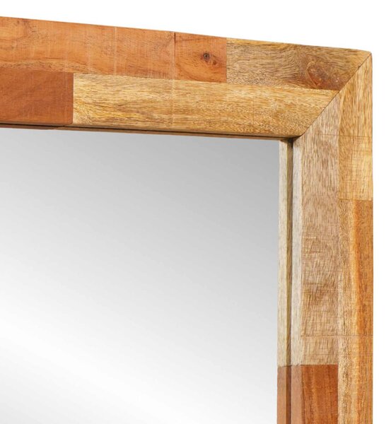 Fürdőszobai tükör Artisan tölgy 50 x 70 x 2,5 cm Tömör Mangófát