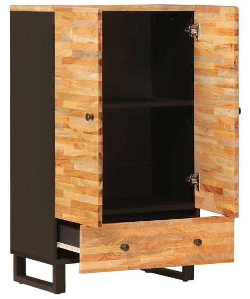 Tároló Magasítószekrény Barna 60 x 33 x 100 cm Tömör Mangófát