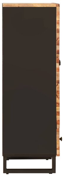 Tároló Magasítószekrény Barna 60 x 33 x 100 cm Tömör Mangófát