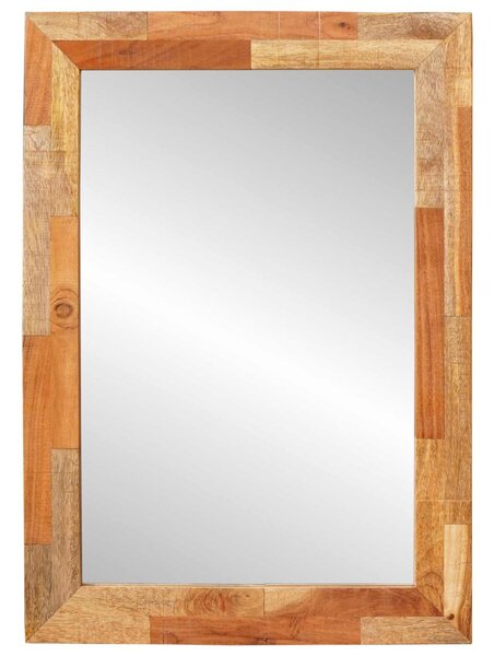Fürdőszobai tükör Artisan tölgy 50 x 70 x 2,5 cm Tömör Mangófát