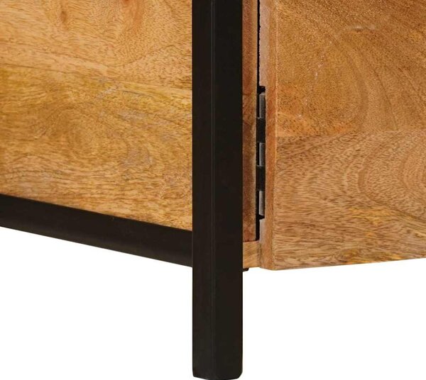 Tároló szekrények fiókkal Barna 110 x 30 x 40 cm Tömör Mangófát