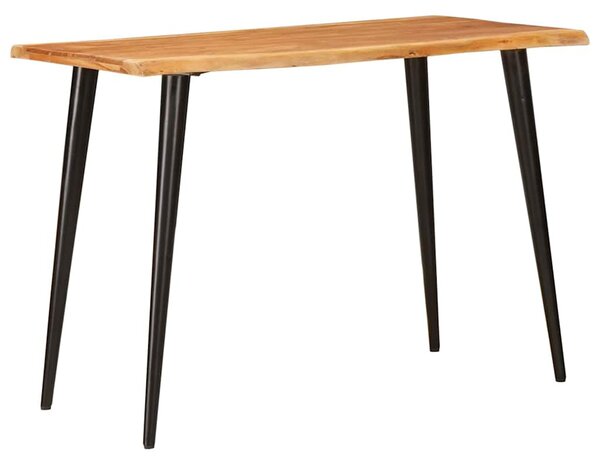 Étkezőasztalok Barna és fekete 110 x 55 x 78 cm Tömör Mangófát