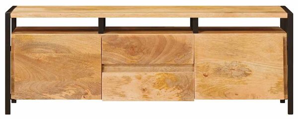Tároló szekrények fiókkal Barna 110 x 30 x 40 cm Tömör Mangófát
