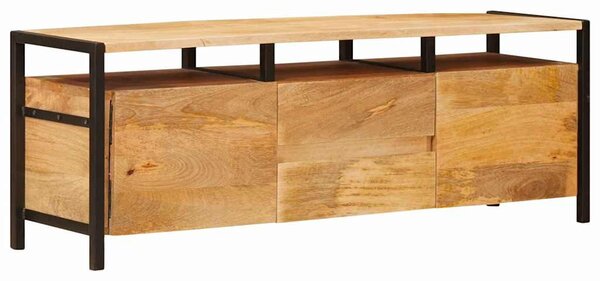 Tároló szekrények fiókkal Barna 110 x 30 x 40 cm Tömör Mangófát
