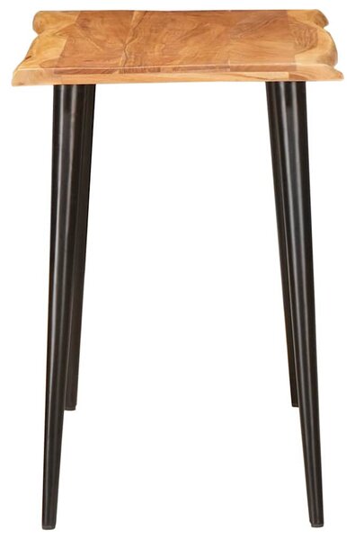 Étkezőasztalok Barna és fekete 110 x 55 x 78 cm Tömör Mangófát