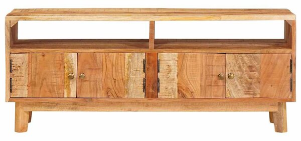 Tároló szekrények ajtóval Barna 110 x 30 x 45 cm Tömör Mangófát