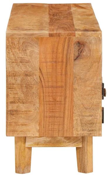 Tároló szekrények ajtóval Barna 110 x 30 x 45 cm Tömör Mangófát