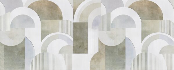 Fotótapéta Art deco stílusú absztrakt geometria retro hatással, Fotótapéta absztrakt, w04079 : Uwalls.hu