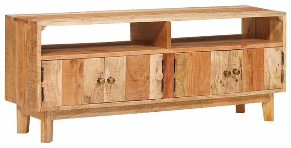 Tároló szekrények ajtóval Barna 110 x 30 x 45 cm Tömör Mangófát