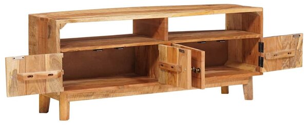 Tároló szekrények ajtóval Barna 110 x 30 x 45 cm Tömör Mangófát
