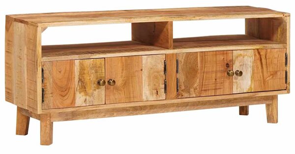 Tároló szekrények ajtóval Barna 110 x 30 x 45 cm Tömör Mangófát
