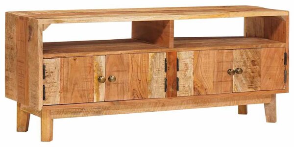 Tároló szekrények ajtóval Barna 110 x 30 x 45 cm Tömör Mangófát
