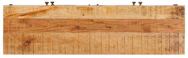 Tároló szekrények ajtóval Barna 110 x 30 x 45 cm Tömör Mangófát