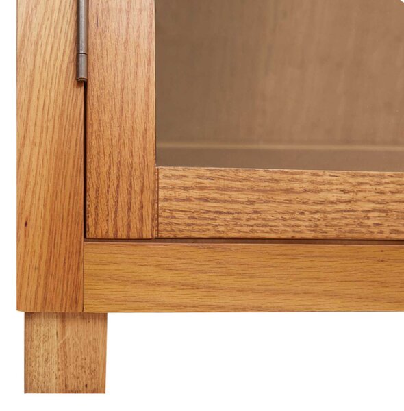 Cabinet polcokkal tárolóval Barna 80 x 35 x 95 cm Faanyag