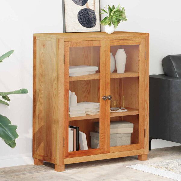 Cabinet polcokkal tárolóval Barna 80 x 35 x 95 cm Faanyag