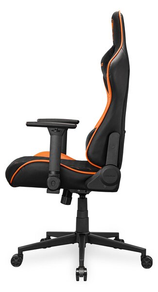 COUGAR CGR-A2F Kárpitozott párnázott ülés Fekete, Narancssárga gamer szék