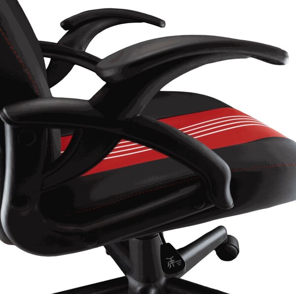 Baracuda ABALONE-B/R gamer szék fekete/piros