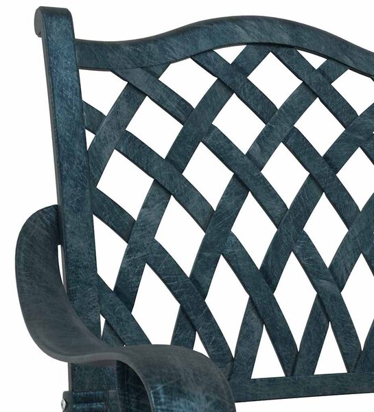 Kerti Szék 2 pcs Zöld 56 x 55 x 92.5cm Alumínium