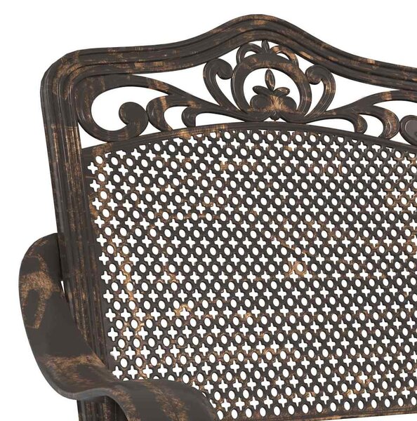 Kerti Szék 2 pcs Bronz 55 x 55 x 92,5cm Alumínium