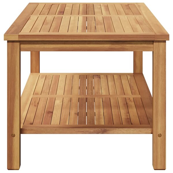 Dohányzóasztal Barna 110 x 55 x 45 cm Tömör tíkfa