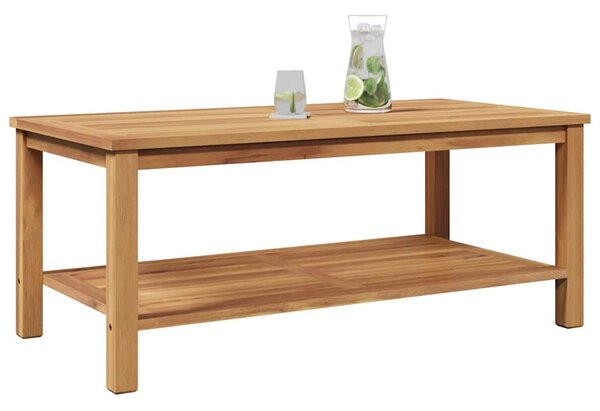 Dohányzóasztal Barna 110 x 55 x 45 cm Tömör tíkfa