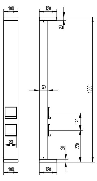 Deko-Light Lerna LED útvilágítás, magasság 100 cm, CCT, szürke, foglalat, Alu / szürke / cink, Alumínium, Modern