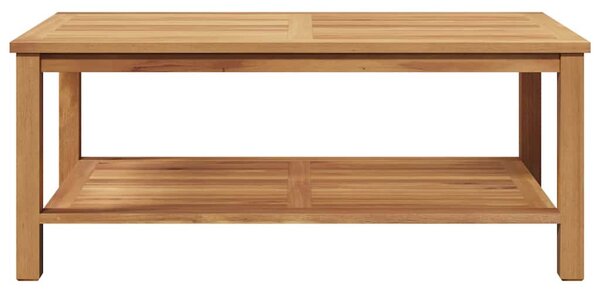 Dohányzóasztal Barna 110 x 55 x 45 cm Tömör tíkfa
