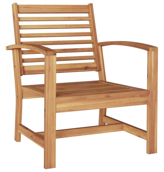 Szék 2 pcs Barna és sötétszürke 65 x 60 x 76,5 cm Tömör Teakfa