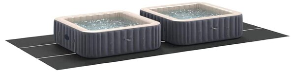 Medence alatlappal Fekete 750 x 372 x 0,1 cm Nemes szövet