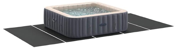 Medence alatlappal Fekete 550 x 280 x 0,1 cm Nemes szövet