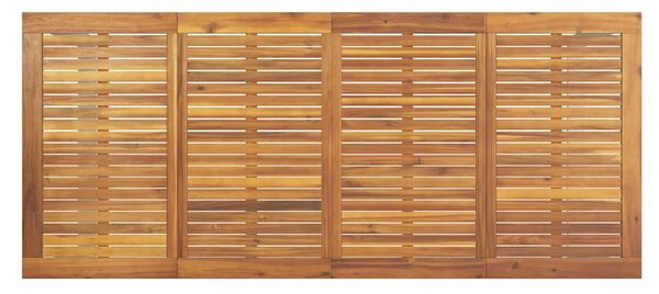 VidaXL Kert étkező szett 7 pcs Szürke és barna 200 x 90 x 75 cm